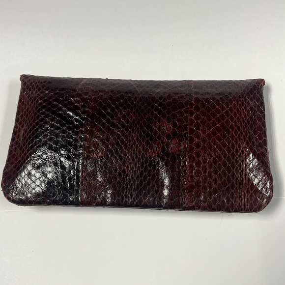 Marshall Field’s Vintage Python Snakeskin Clutch Wallet - Picture 4 of 13